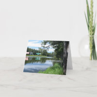 Carte vierge, Mountain Lake, Dock