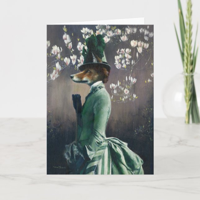 De Remerciements Carte Vixen Viictorian (Devant)