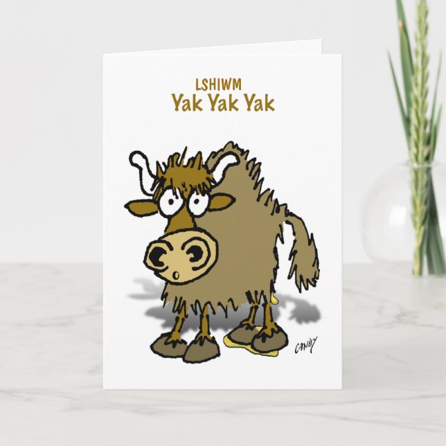 De Remerciements Carte Yak LSHIWM (Devant)