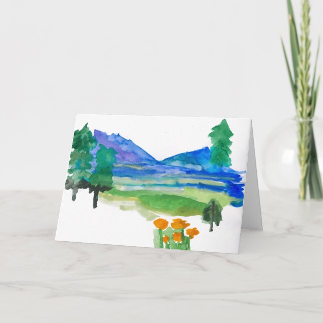 De Remerciements Carte Yosemite (Devant)