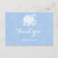 Cendrella Blue Royal Princess Carriage Carte