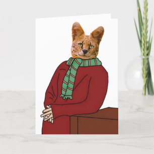 DE REMERCIEMENTS CHAT SERVEUR EN SWEATER TOUTE OCCASION CARTE VIDE