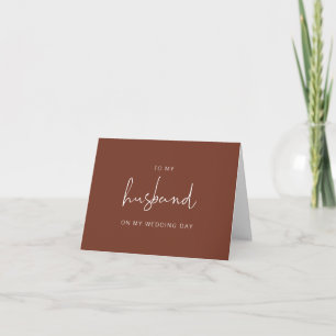 De Remerciements CORIANDER Boho À Mon Mari Sur Ma Carte Mariage