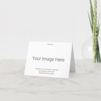 De Remerciements Créez votre propre carte pliée 4" x 5.6" à l'enver