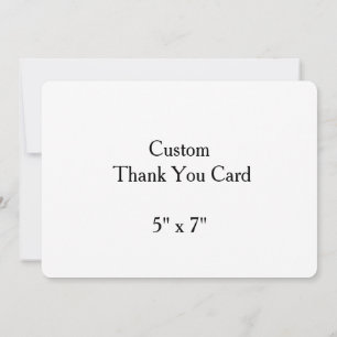 De Remerciements créez votre propre carte professionnelle 5" x 7" a
