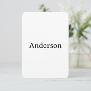De Remerciements Créez votre propre carte ronde 3,5" x 5"