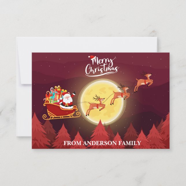 De Remerciements Créez votre propre nom personnalisé et votre carte (Devant)