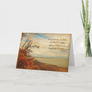 De Remerciements Dans Sa Parole, J'Ai Mis Mon Espoir - Carte Écritu