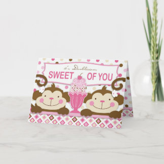 De Remerciements Deux fois la carte TY Fun GIRLS