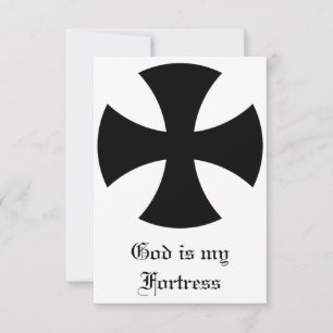 De Remerciements Dieu est Ma Forteresse Carte Sainte Croix   Pater 
