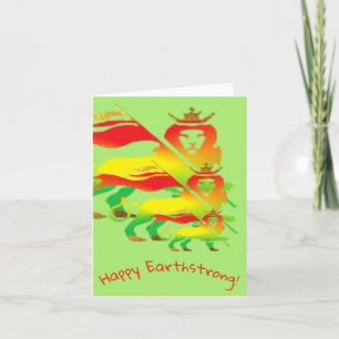 De Remerciements En haut ! Bonne carte d'anniversaire Earthstrong