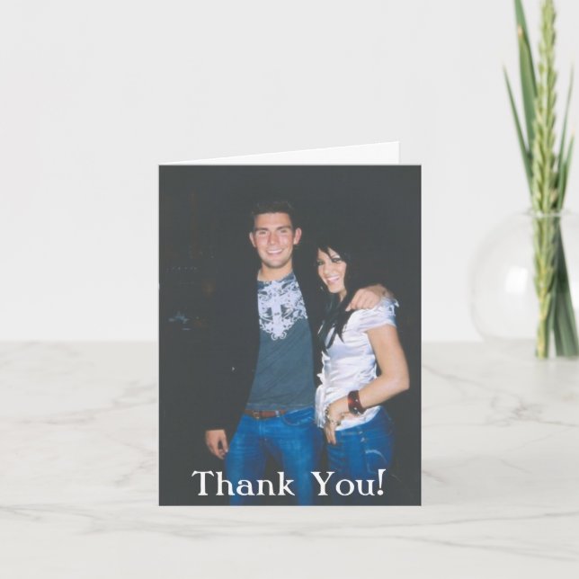 DE REMERCIEMENTS ENVOYEZ UNE CARTE ADAPTÉE À VOTRE OCCASION ! PERSO (Devant)