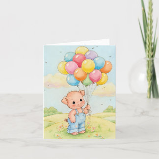 De Remerciements Étaler avec plaisir sur la carte d'anniversaire