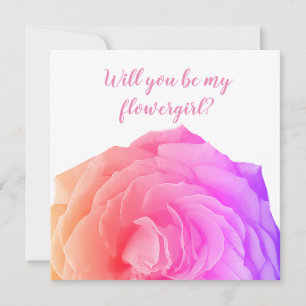 De Remerciements Fleur rose, Seras-tu ma carte fleurie ?