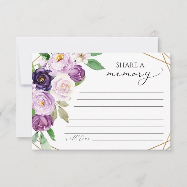 De Remerciements Funeral Partager une carte mémoire (Devant)