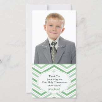 De Remerciements Green Chevron, Carte photo religieux