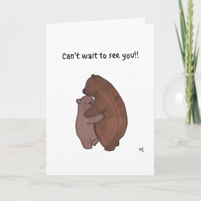 De Remerciements Impossible d'attendre la carte Voir (Devant)