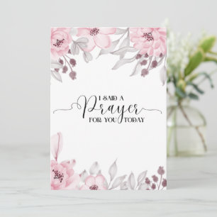 De Remerciements J'ai dit une prière pour vous aujourd'hui Carte