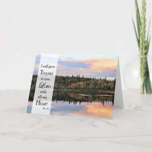 De Remerciements Je vous remercie Seigneur - Carte blanche