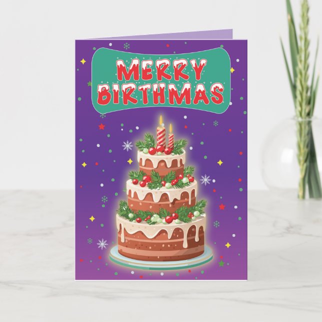 De Remerciements Joyeux Noël Carte d'anniversaire (Devant)