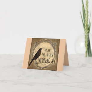 De Remerciements La carte corbeau