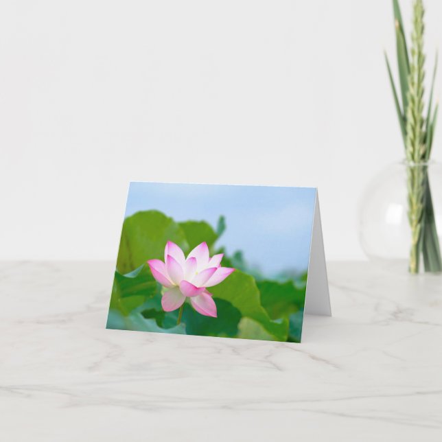 De Remerciements Lotus All Occasion Carte pour notes (Devant)