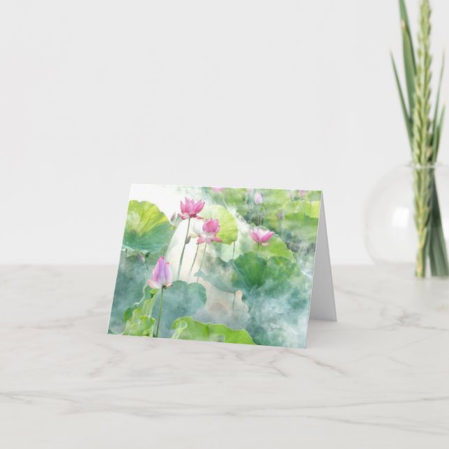 De Remerciements Lotus All Occasion Carte pour notes (Devant)