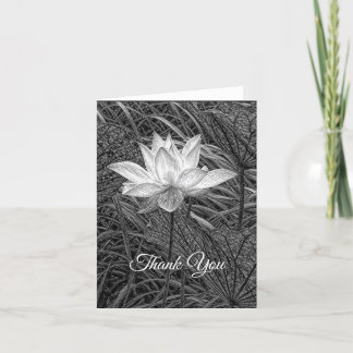 De Remerciements Lotus Carte pour notes