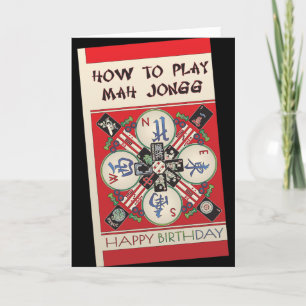 De Remerciements Mah Jongg Comment jouer la carte