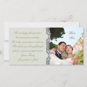 DE REMERCIEMENTS MARIAGE ~ CARTE PHOTO