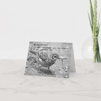 De Remerciements Merci, maman. (La carte indique qu'elle bascule)