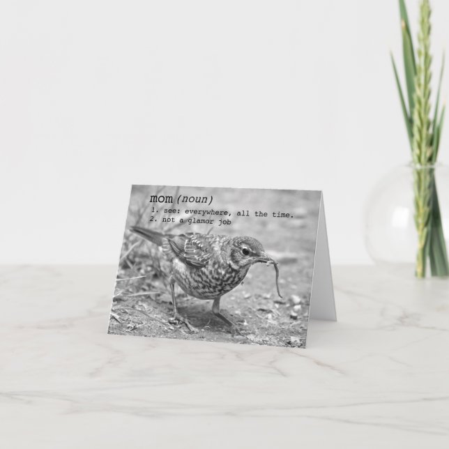 De Remerciements Merci, maman. (La carte indique qu'elle bascule) (Devant)