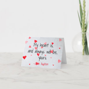 De Remerciements Mon coeur est et sera toujours votre carte