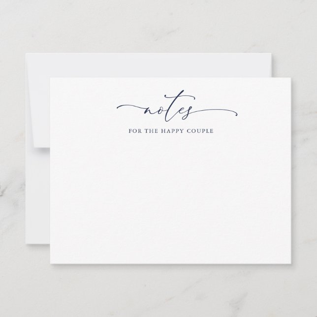 De Remerciements Notes pour la carte conseil Mariage Couple (Devant)