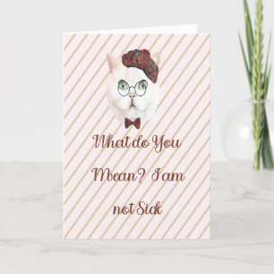 De Remerciements Obtenez une carte pour Chat qui pense qu'il n'est 