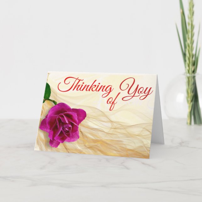 De Remerciements Obtenir une carte (Devant)