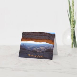 De Remerciements Penser à votre carte - Canyonlands