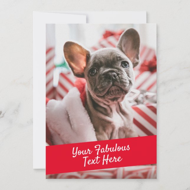 De Remerciements Photo personnalisée et carte texte avec enveloppe (Devant)