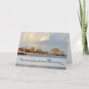 De Remerciements Posez toute votre anxiété sur Lui - Carte d'Écritu