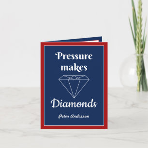 De Remerciements Pression fait Diamonds Félicitation carte