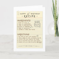 Recette pour la joie : Une carte d'anniversaire 17