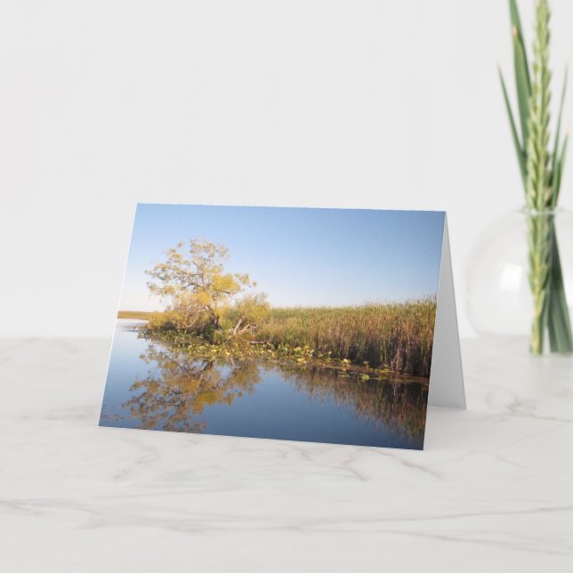 De Remerciements Réflexion sur l'eau - Carte blanche (Devant)