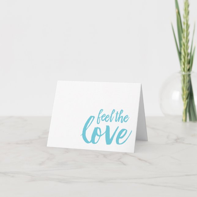 De Remerciements Ressentez La Carte Amour (Devant)