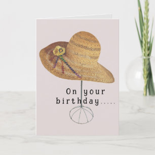 De Remerciements Rhinocellations Casquettes Sun et carte d'annivers