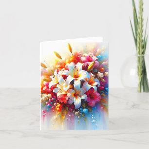 De Remerciements Romance Florale, Doux Soupirs du Cœur, carte 