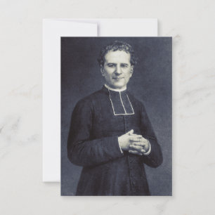 De Remerciements Saint Jean Bosco Père et Maître Carte Sainte