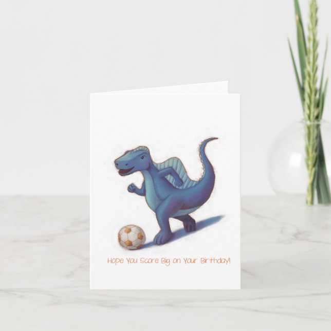 De Remerciements Score Big sur votre carte d'anniversaire (Devant)