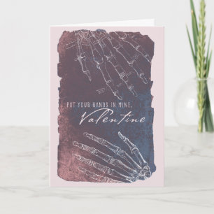 De Remerciements Skeletal Mains Anatomique Carte Saint Valentin
