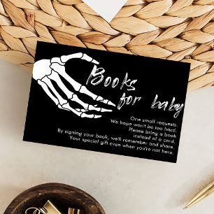 De Remerciements Skeleton Halloween Livre Pour Bébé Carte Boîtier