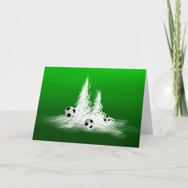De Remerciements Soccer Trees 2025 - Carte Noël/Fêtes (Devant)
